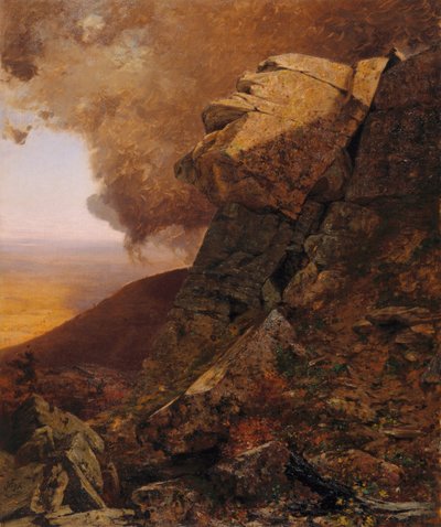 A Cliff in the Catskills by Jervis McEntee